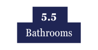 5 5 Bathrooms